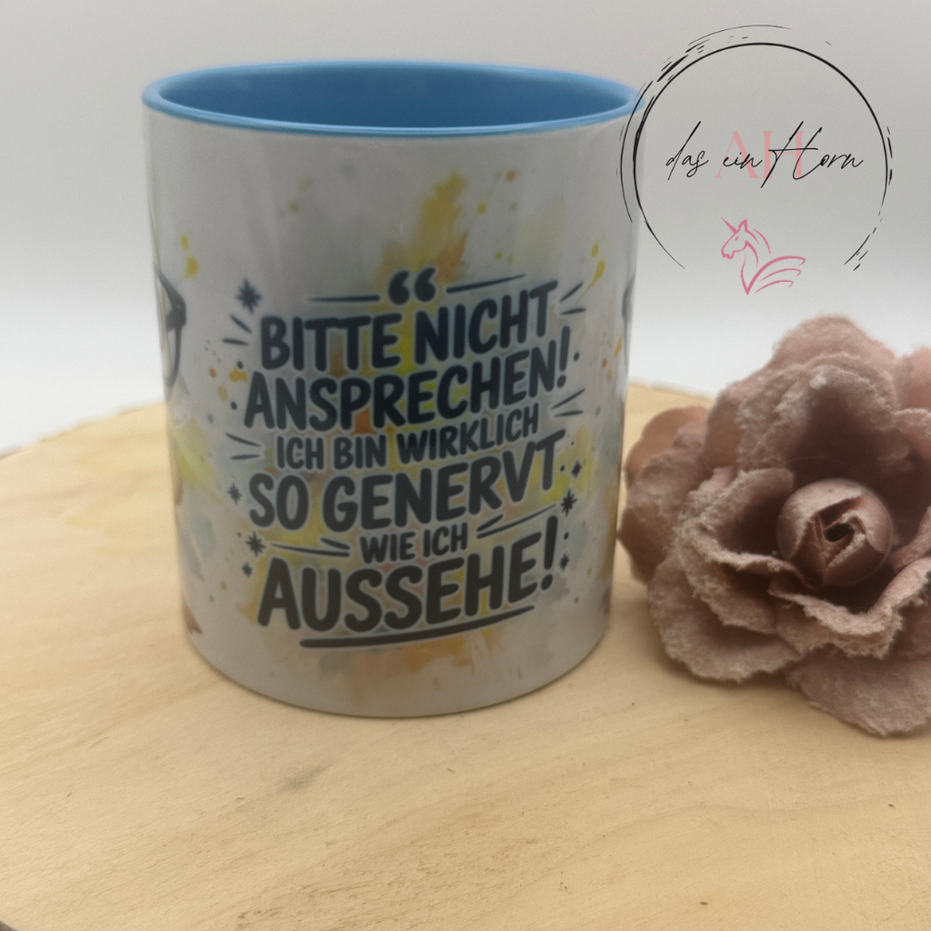 Tasse Entchen genervt