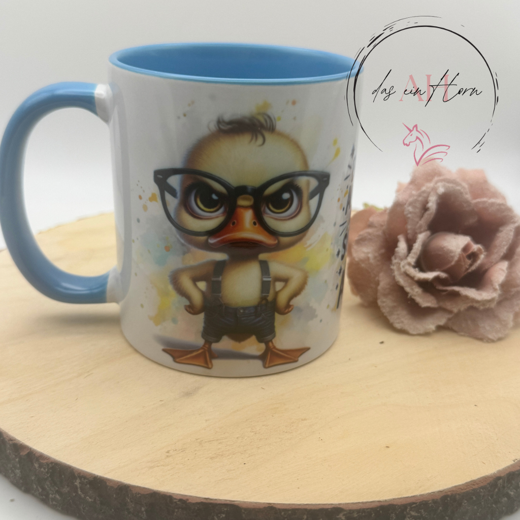 Tasse Entchen genervt