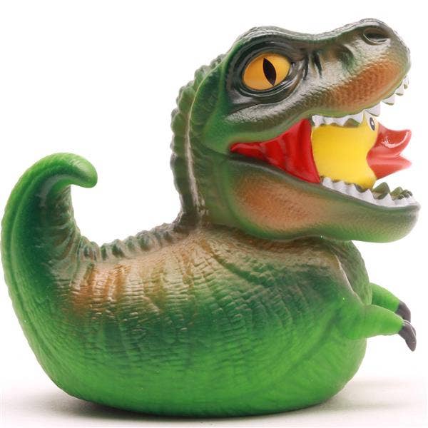 T-Rex Badeente - grün - Gummiente
