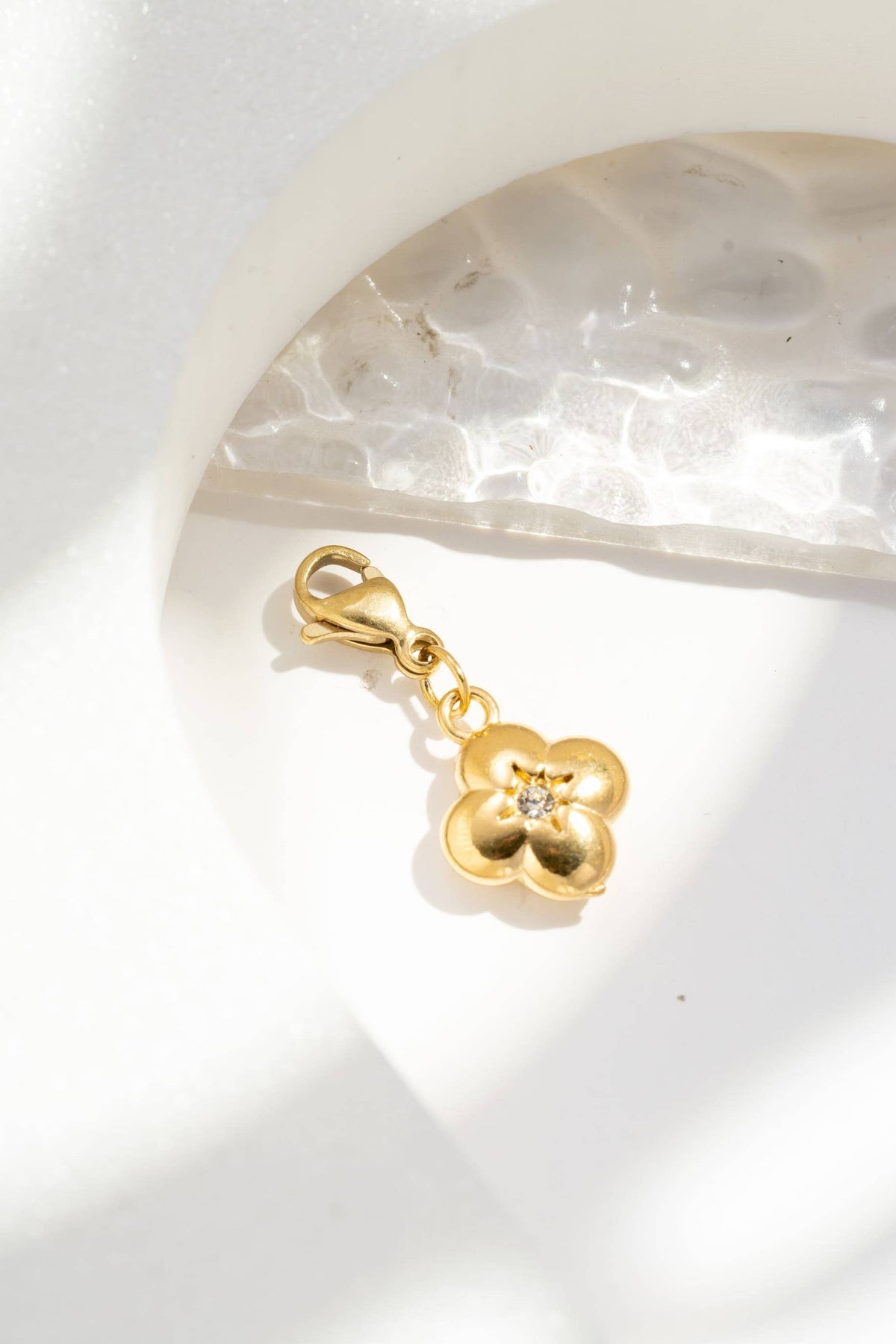 Satz 9 Charms Edelstahl Vergoldet Verschiedene Elegante Designs