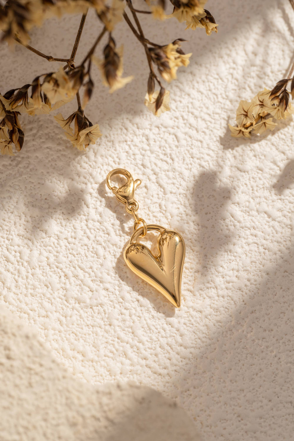 Charm Herz Edelstahl Liebe elegantes Schmuckstück: Argent
