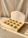 Großes Holz-Display für Charms/Accessoires 35×25×24 cm Aufbewahrung