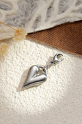 Charm Herz Edelstahl Liebe elegantes Schmuckstück: Argent