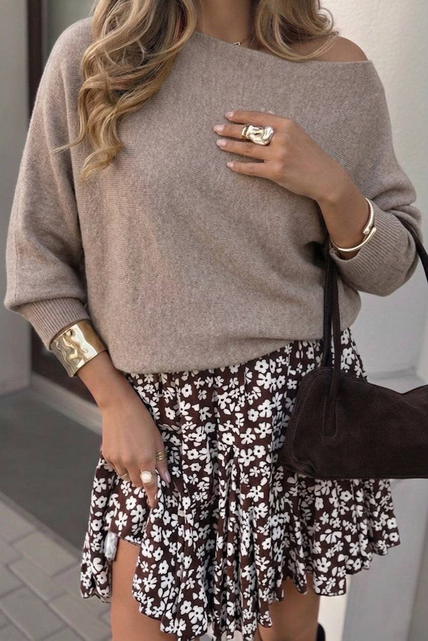 Pullover aus PBT - 9526: Kaki
