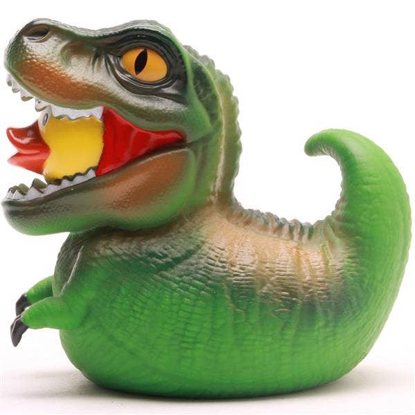 T-Rex Badeente - grün - Gummiente