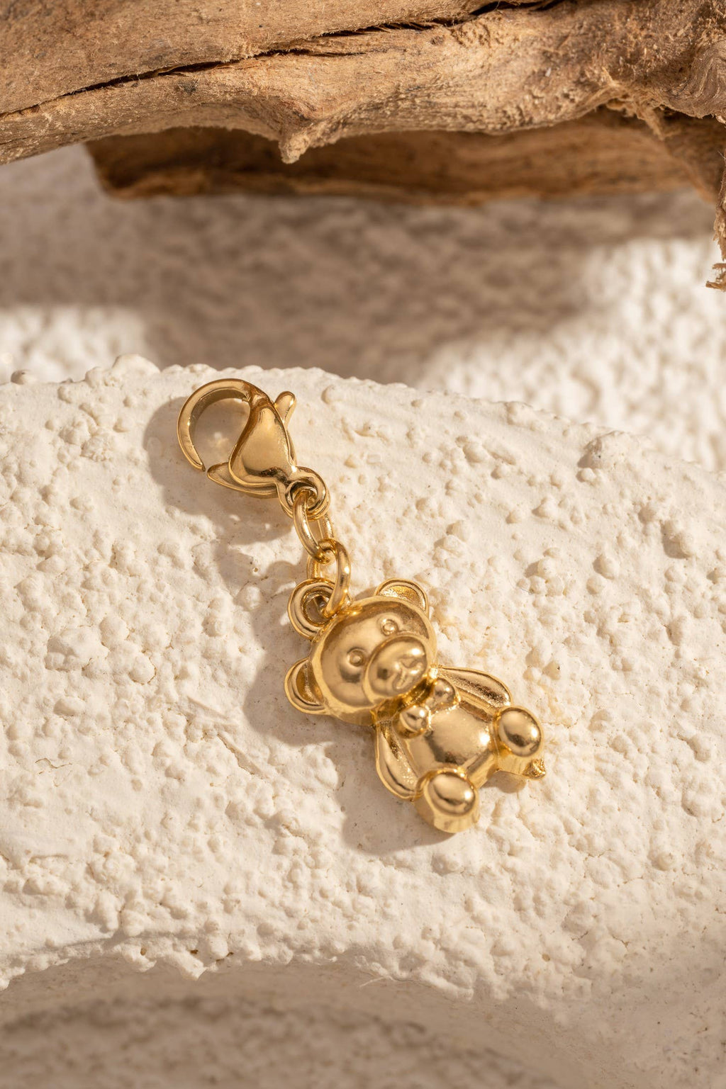 Set mit 10 goldfarbenen Edelstahlanhängern – Meeresmotive