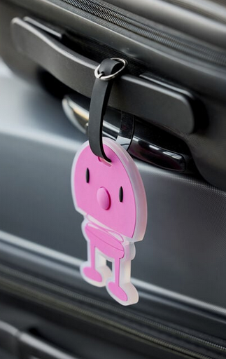 Hoptimist Gepäckanhänger Pink