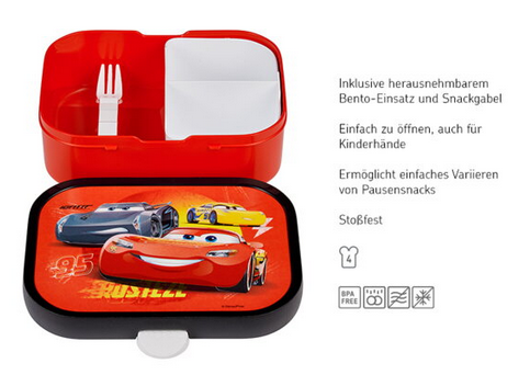 Cars Brotdose Mepal - Bento Box
