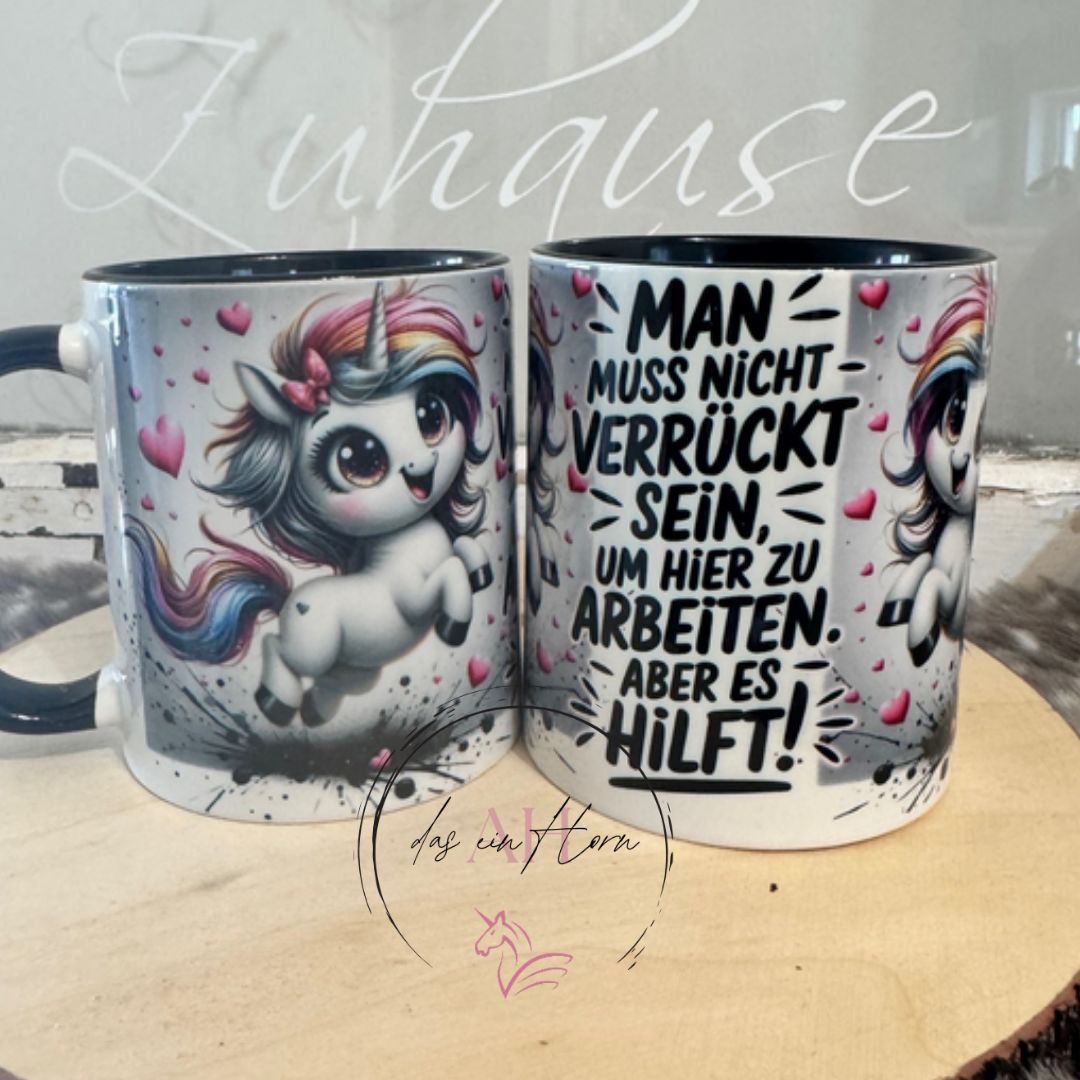 Tasse Einhorn Arbeit
