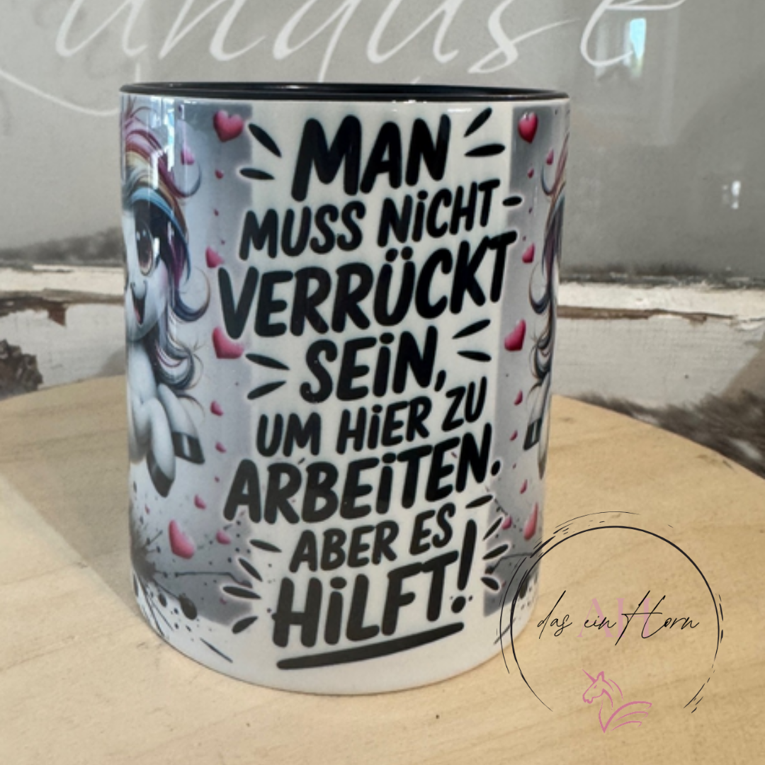 Tasse Einhorn Arbeit