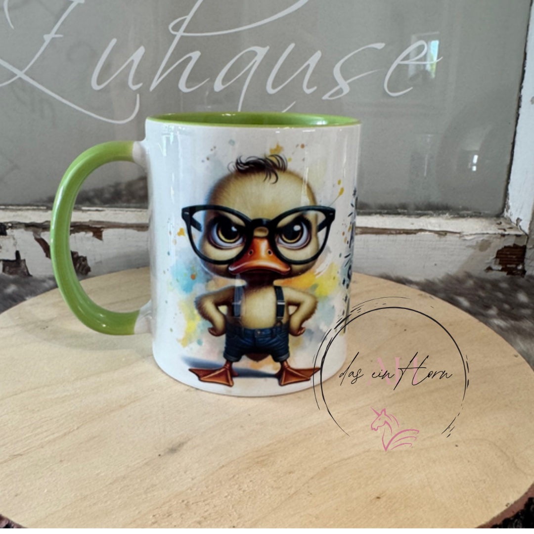 Tasse Entchen genervt