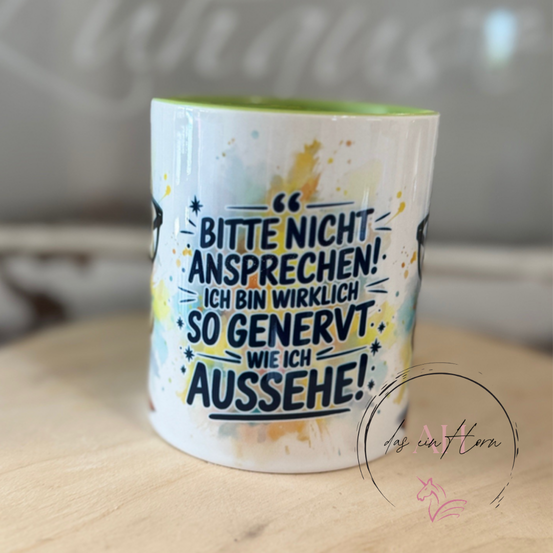 Tasse Entchen genervt