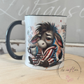 Tasse Eselchen Kaffee