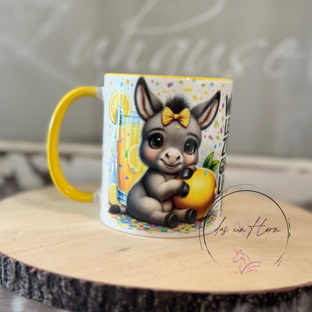 Tasse Eselchen Limonade