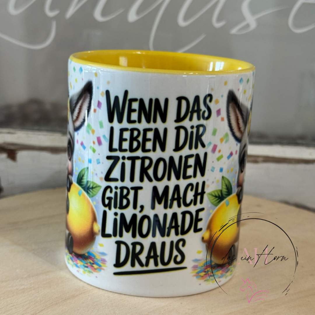 Tasse Eselchen Limonade