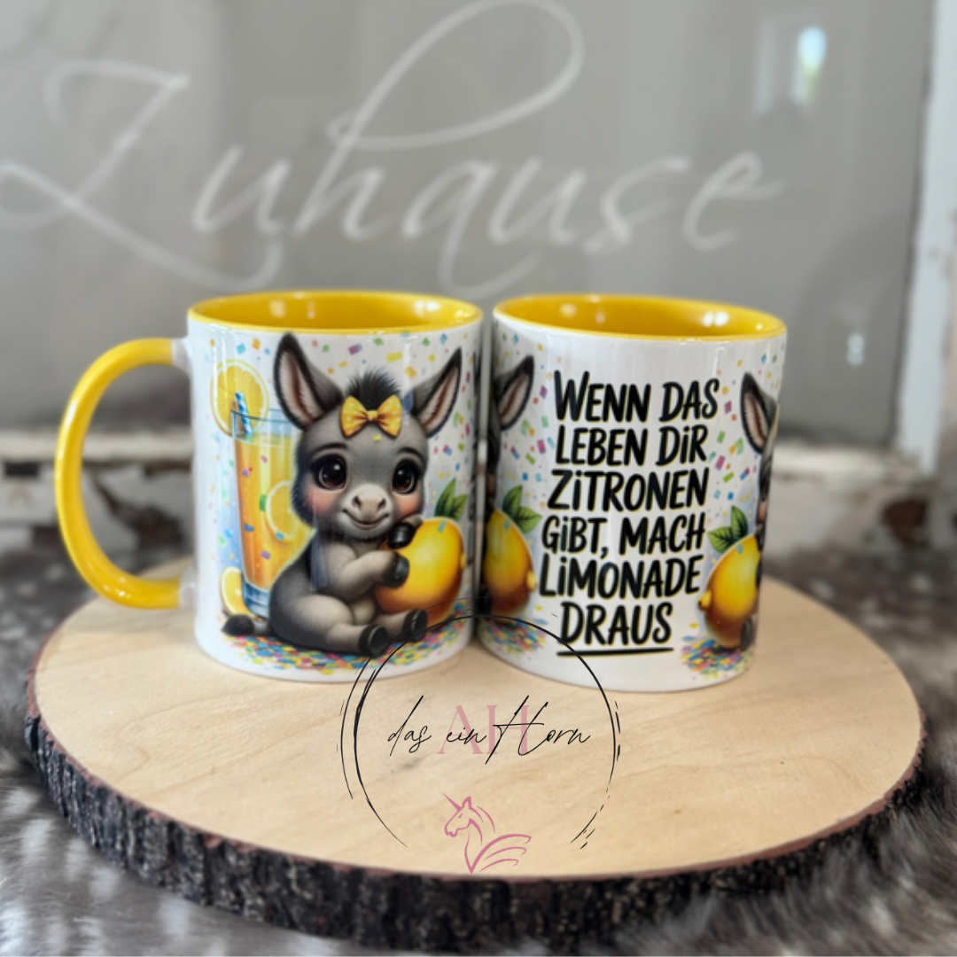 Tasse Eselchen Limonade