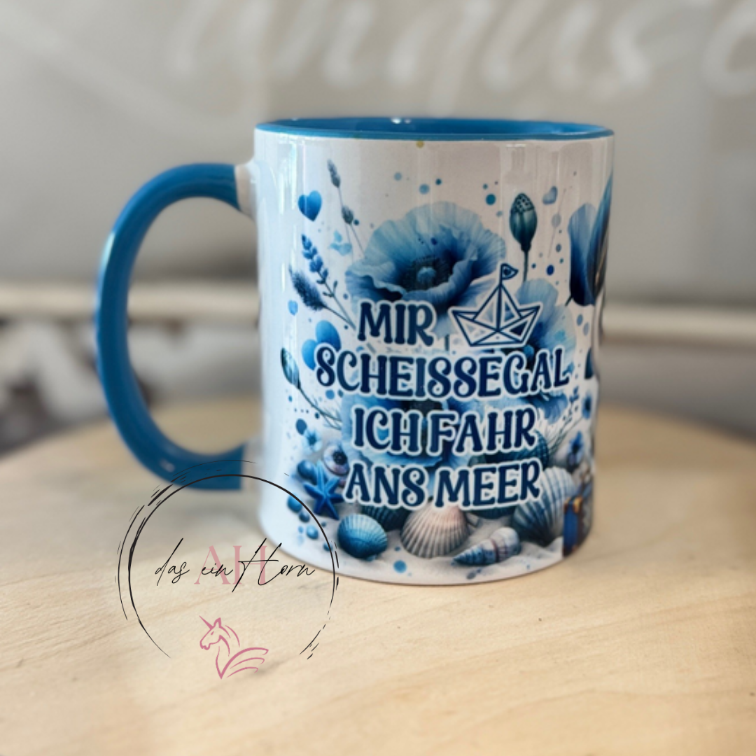 Tasse Entchen fährt ans Meer