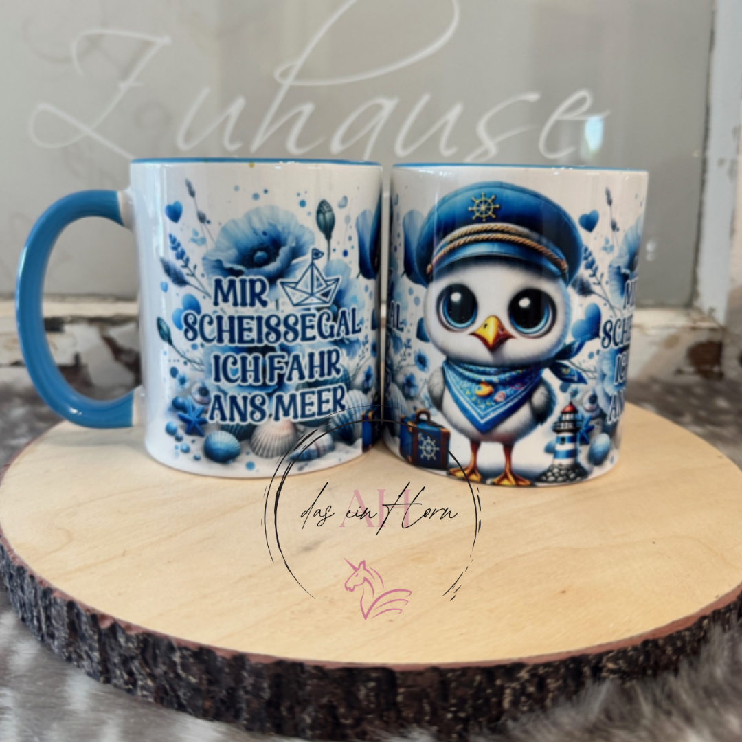 Tasse Entchen fährt ans Meer