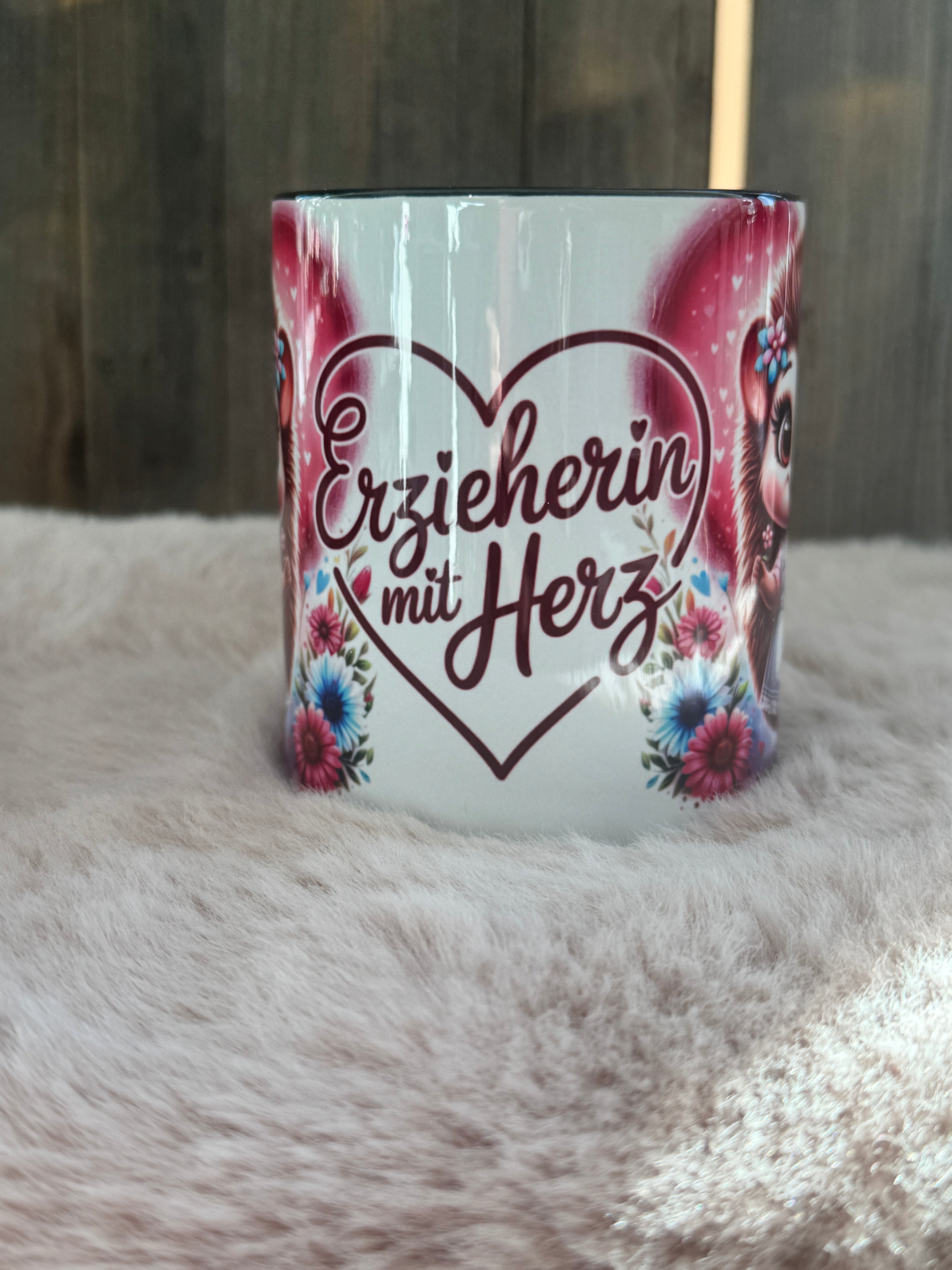 Tasse Erzieherin mit Herz