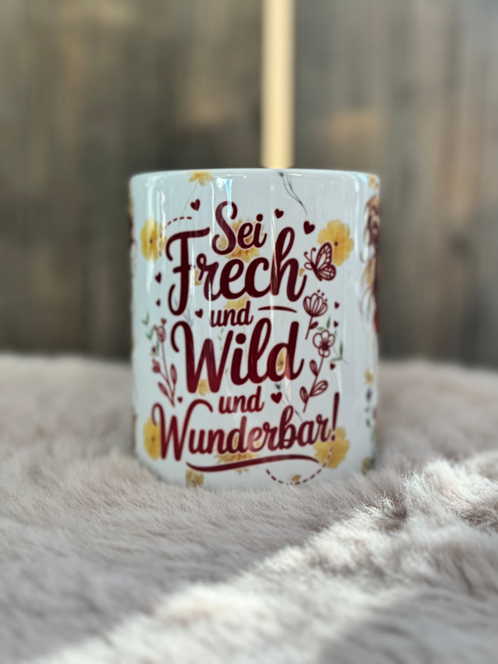 Tasse Mädchen Frech