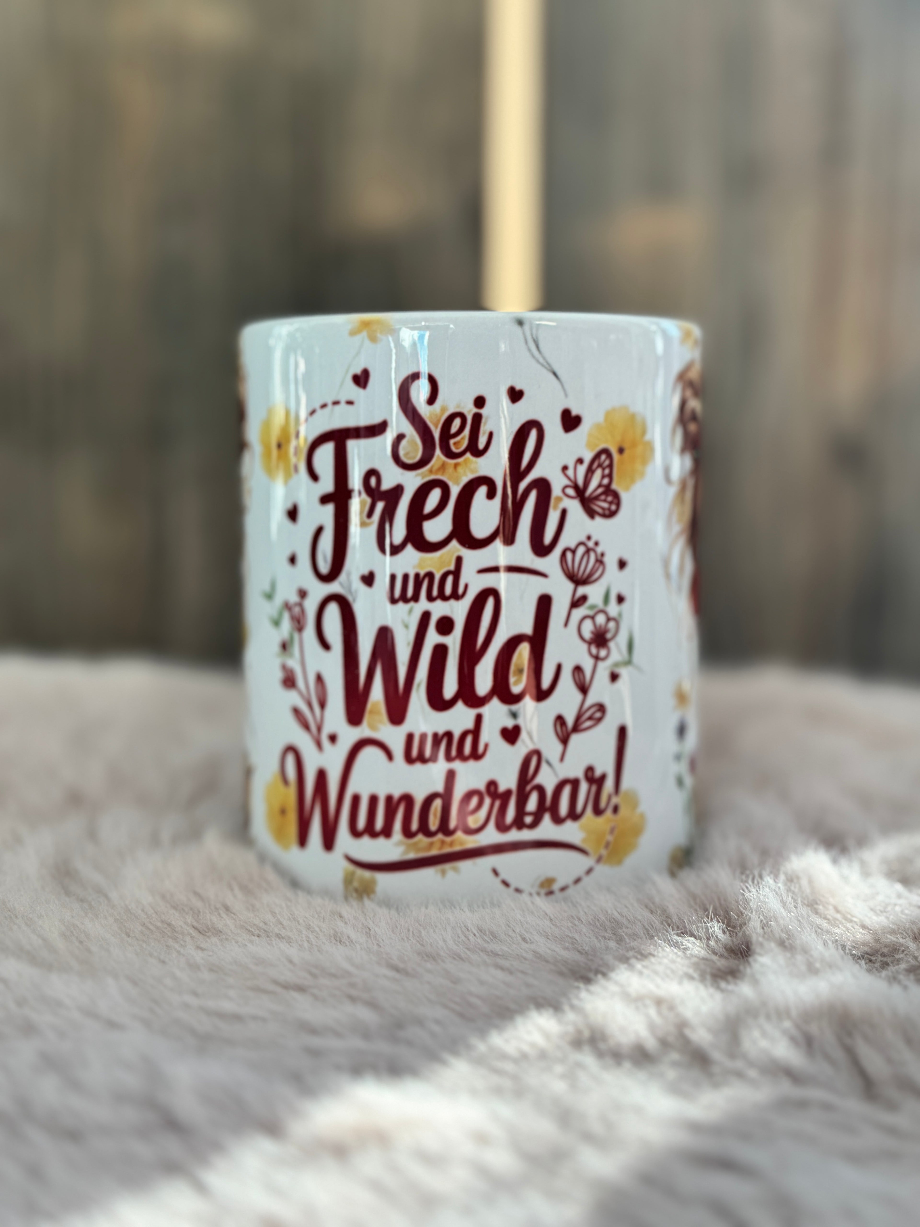 Tasse Mädchen Frech
