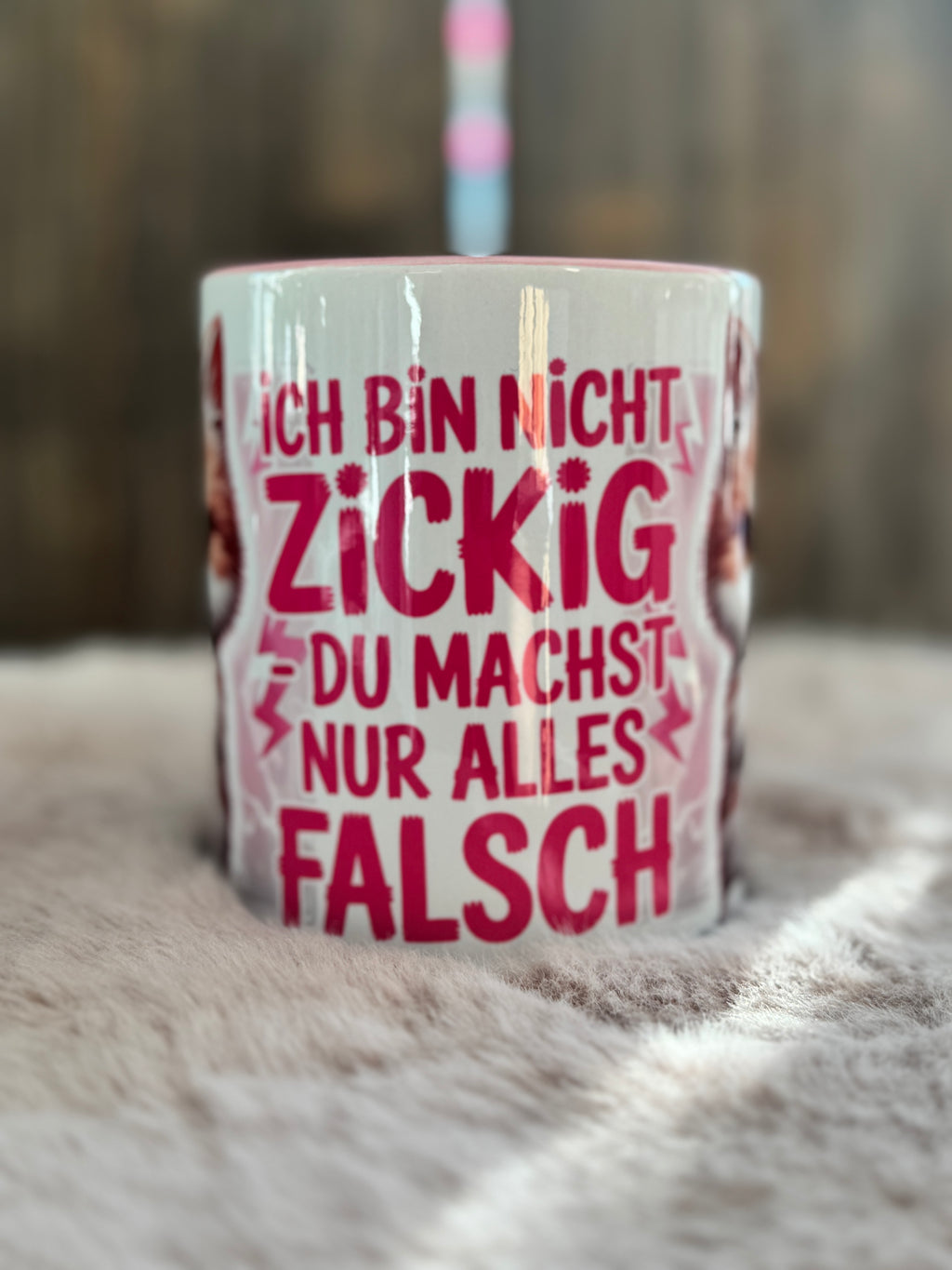 Tasse Katze alles falsch
