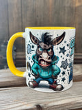 Tasse Grantiger Esel