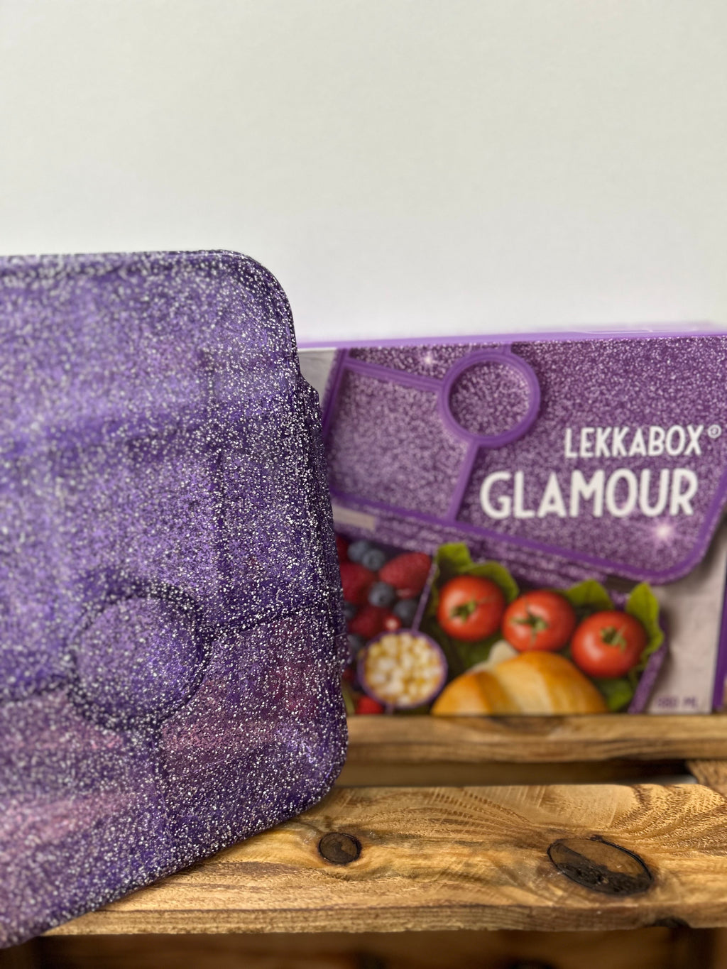 LEKKABOX - Glamour - 4 Fächer - lila