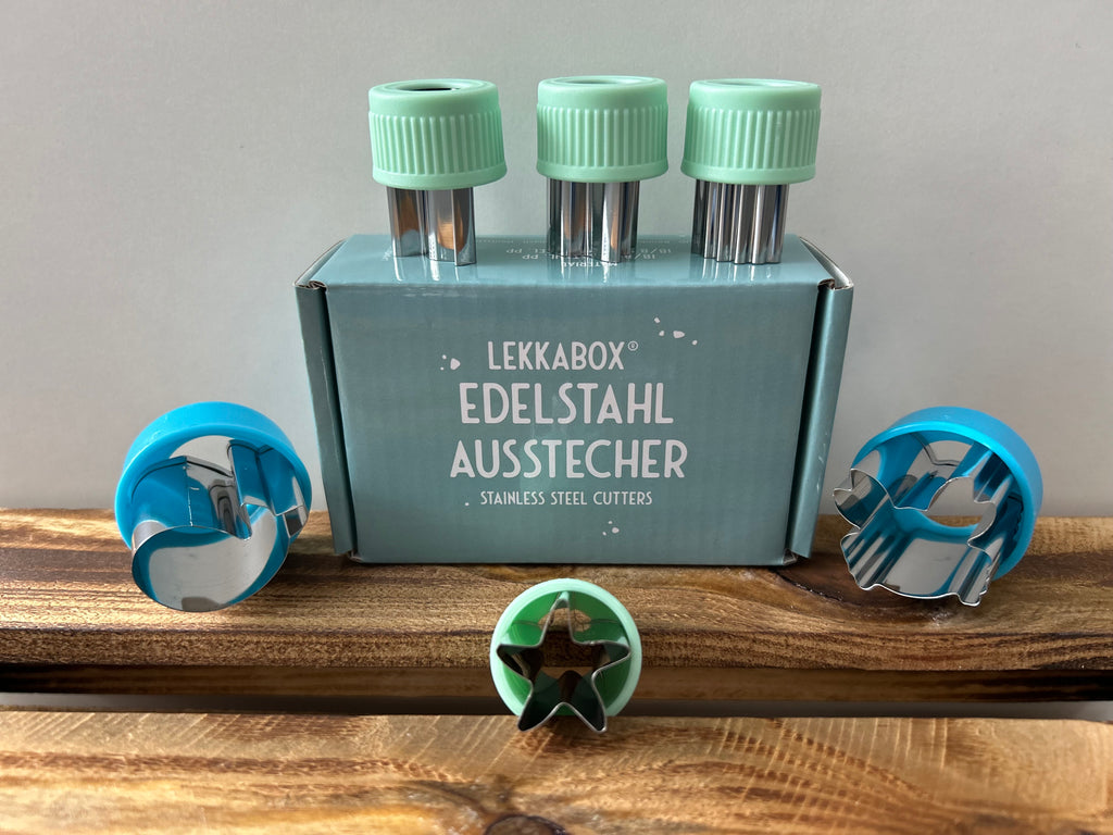 LEKKABOX - Edelstahl Ausstecher - 6er Set - Meerestiere