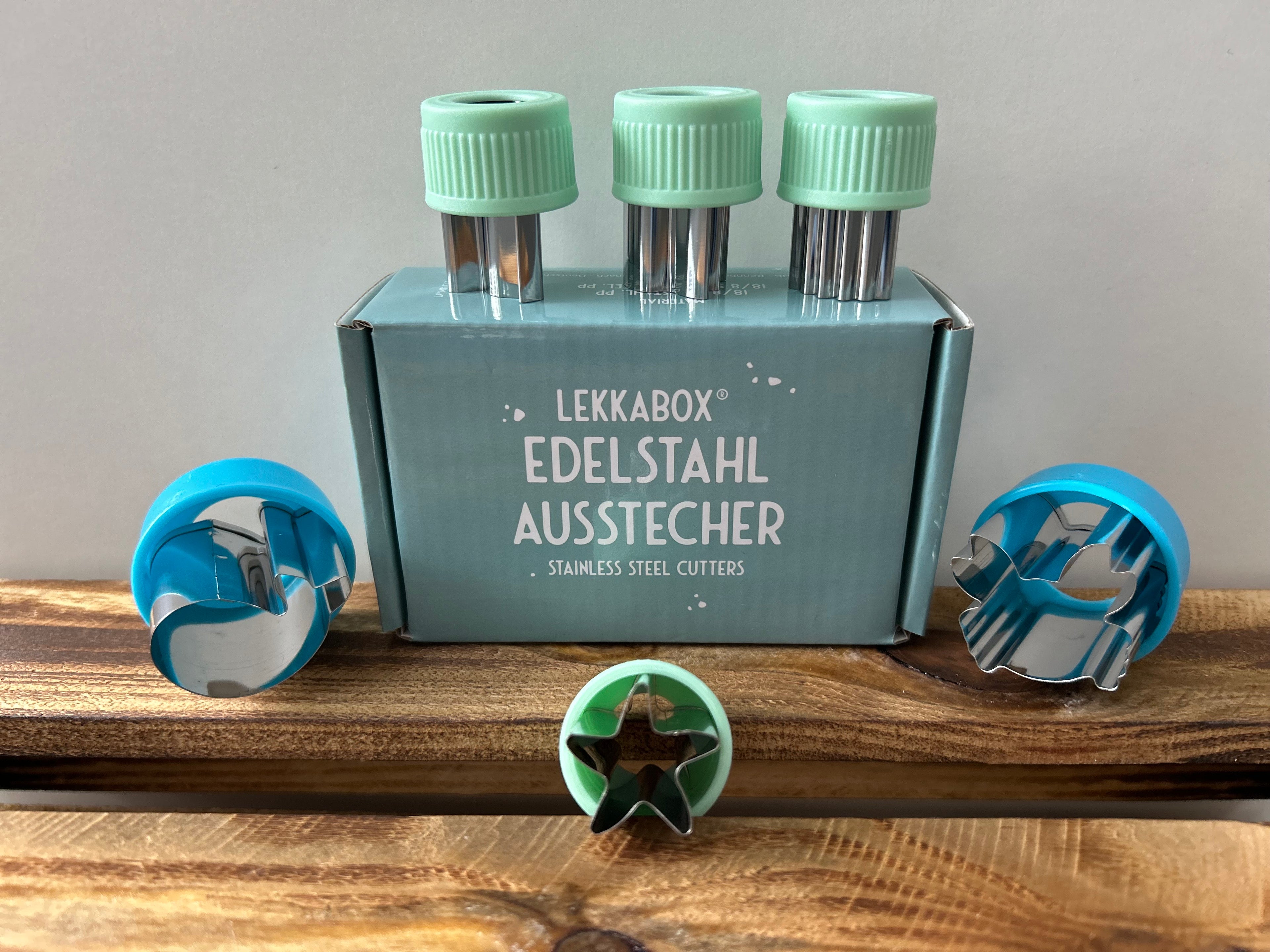 LEKKABOX - Edelstahl Ausstecher - 6er Set - Meerestiere