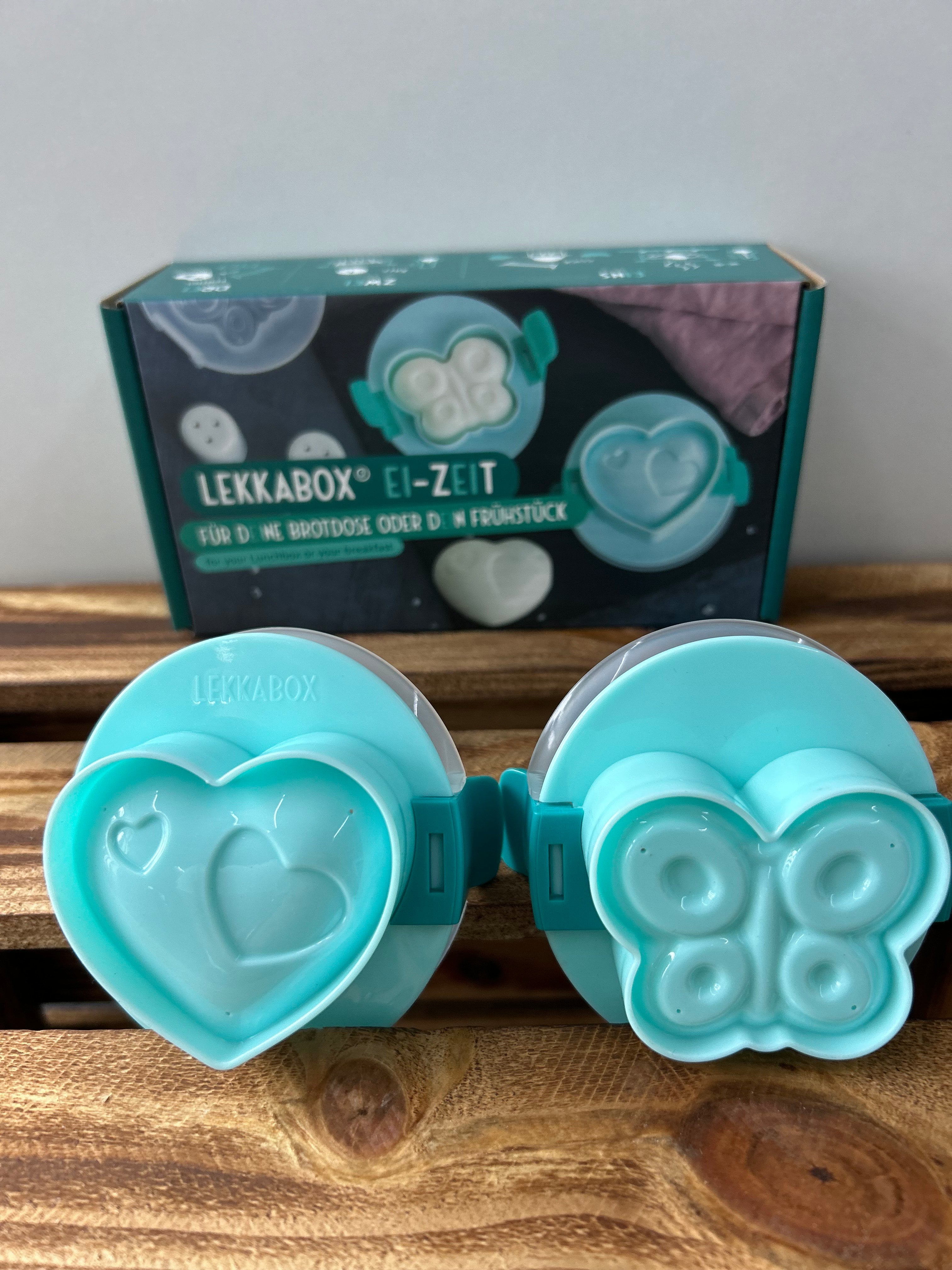 LEKKABOX - Eierformer - 2er Set - Herz/Schmetterling