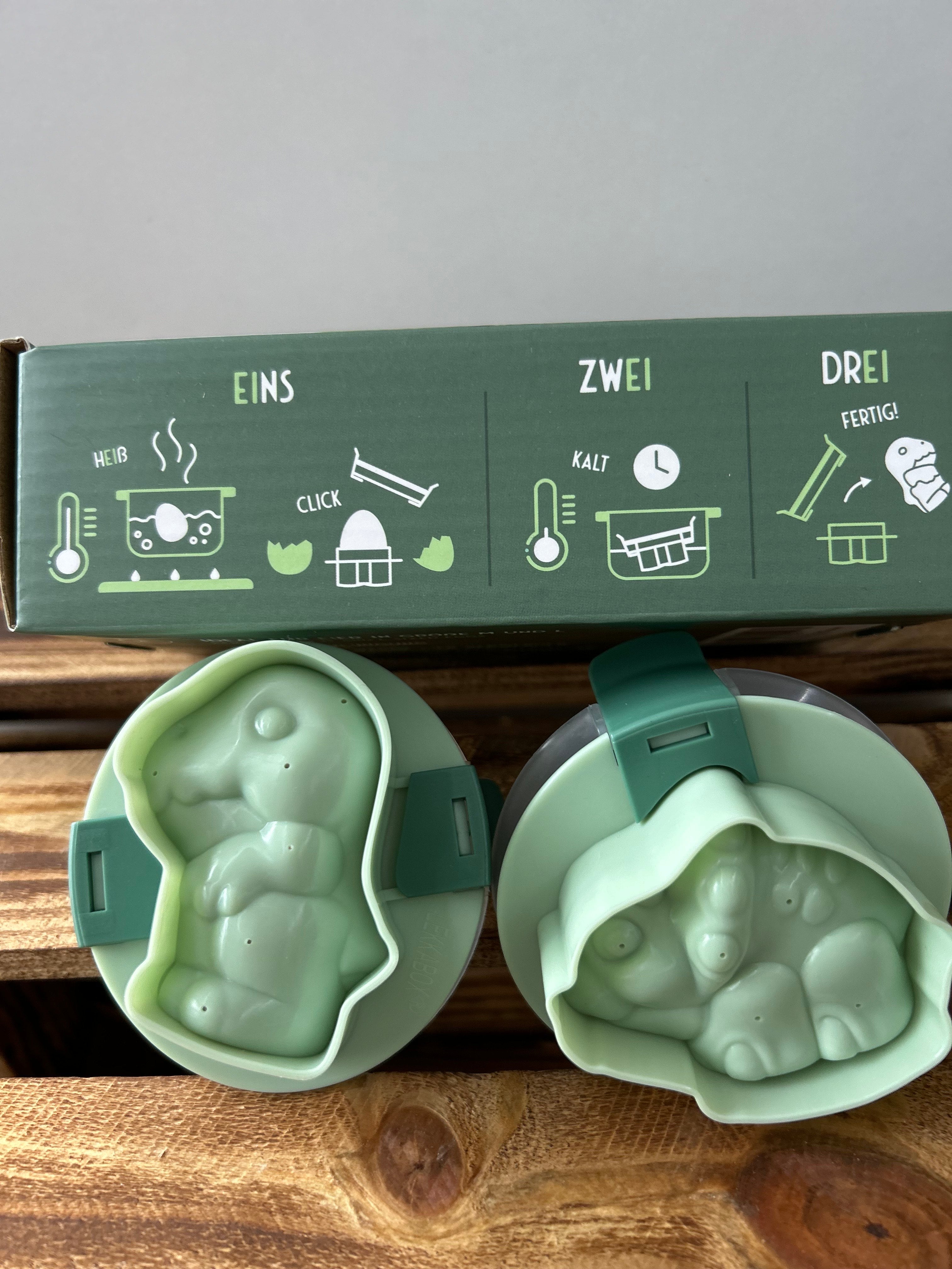 LEKKABOX - Eierformer - 2er Set - Dino