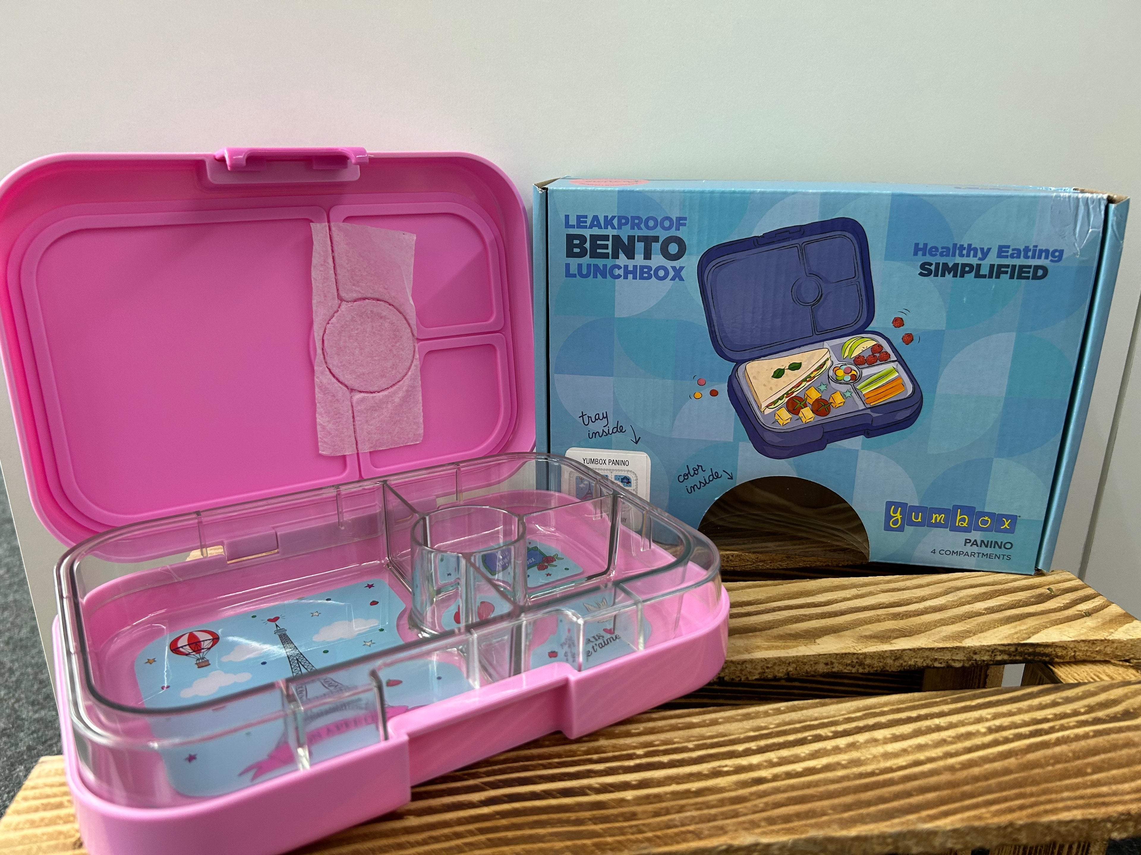 YUMBOX - 4 Fächer - pink