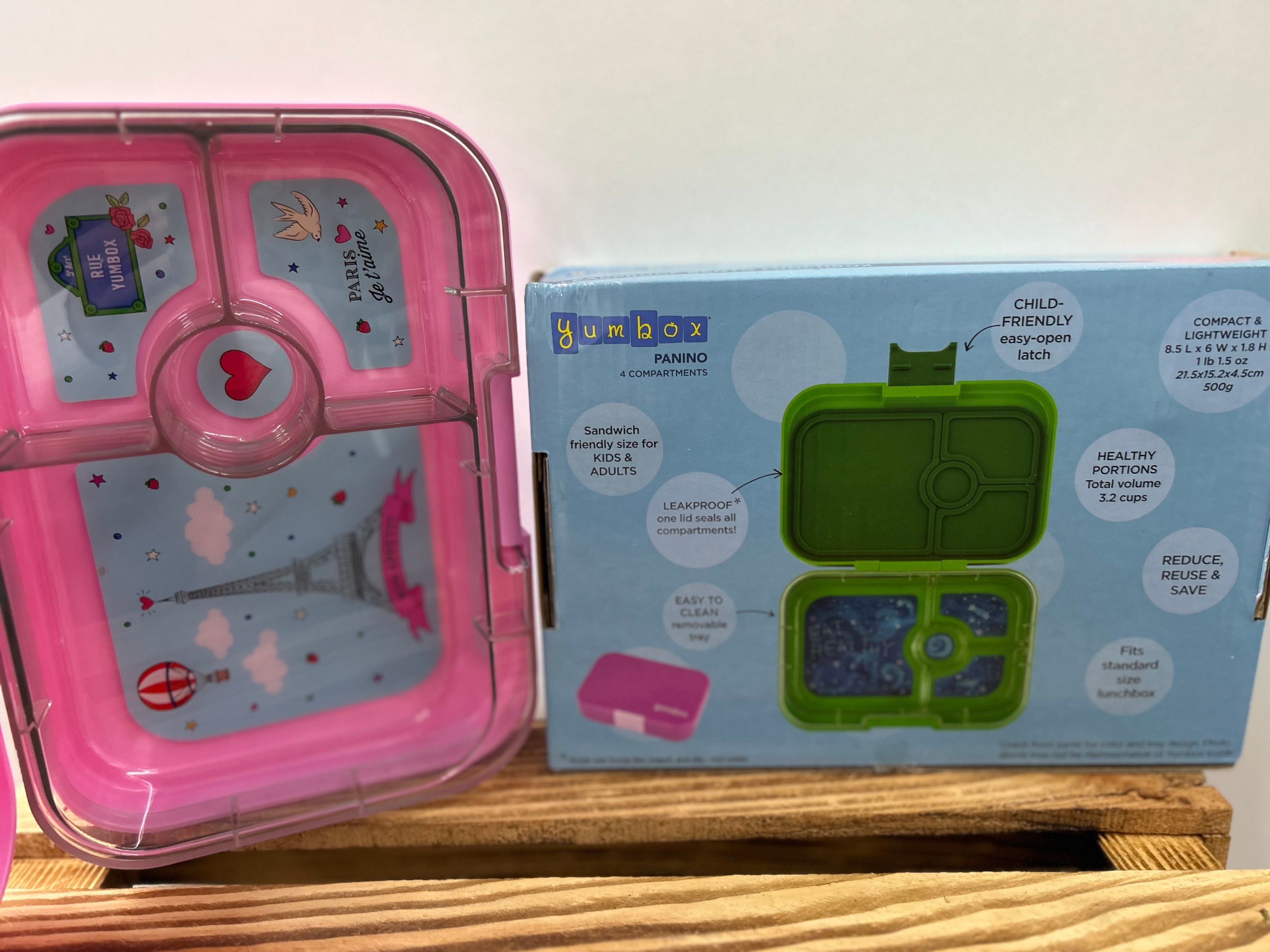 YUMBOX - 4 Fächer - pink