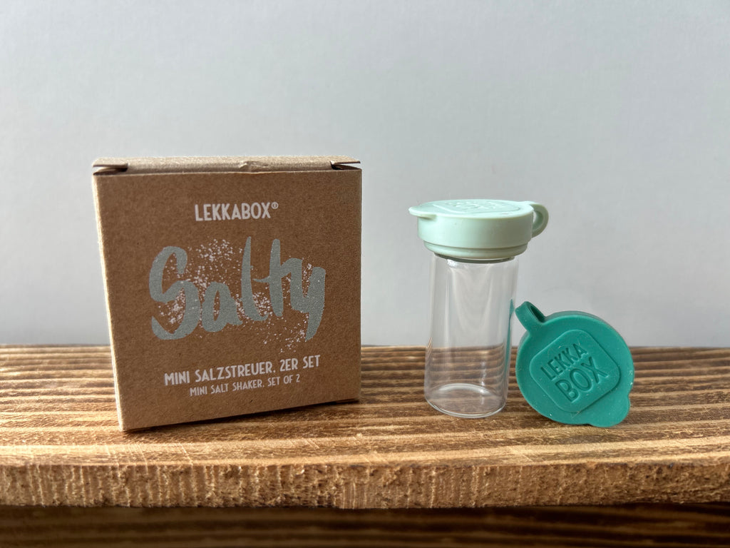 LEKKABOX - Mini Salzstreuer - 2er Set grün