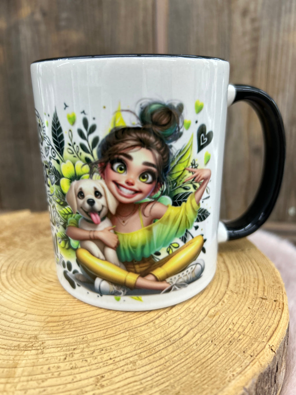 Tasse Mädchen Hund