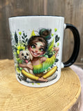 Tasse Mädchen Hund