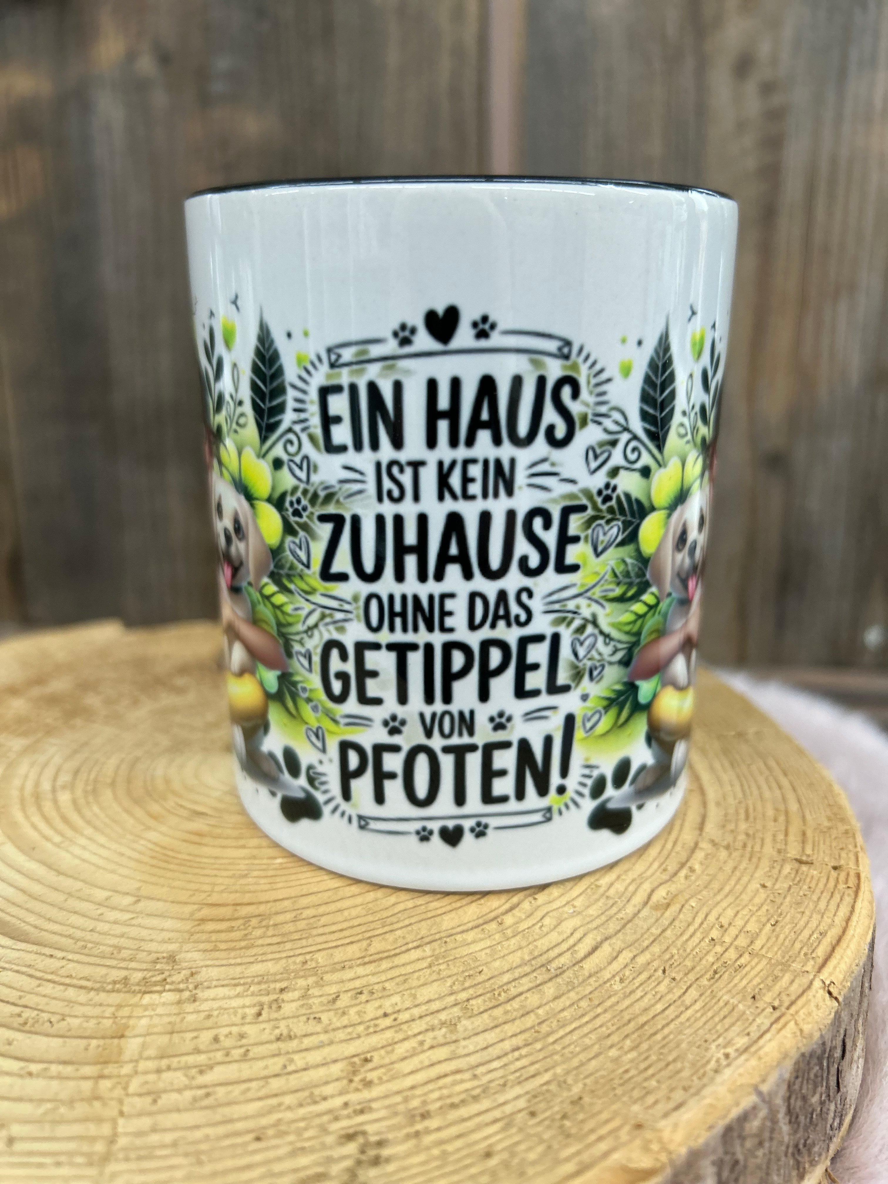 Tasse Mädchen Hund