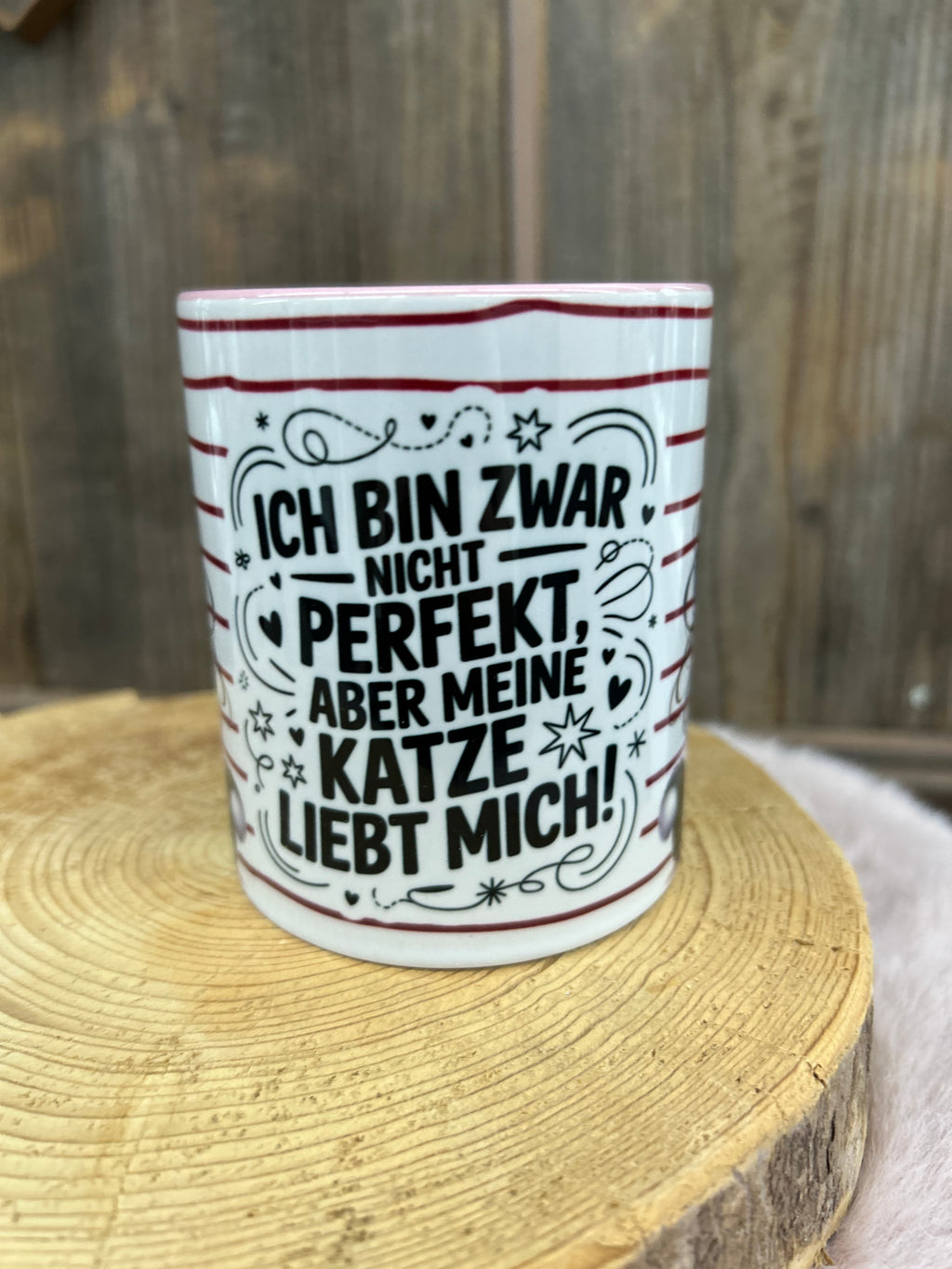 Tasse Mädchen Katze