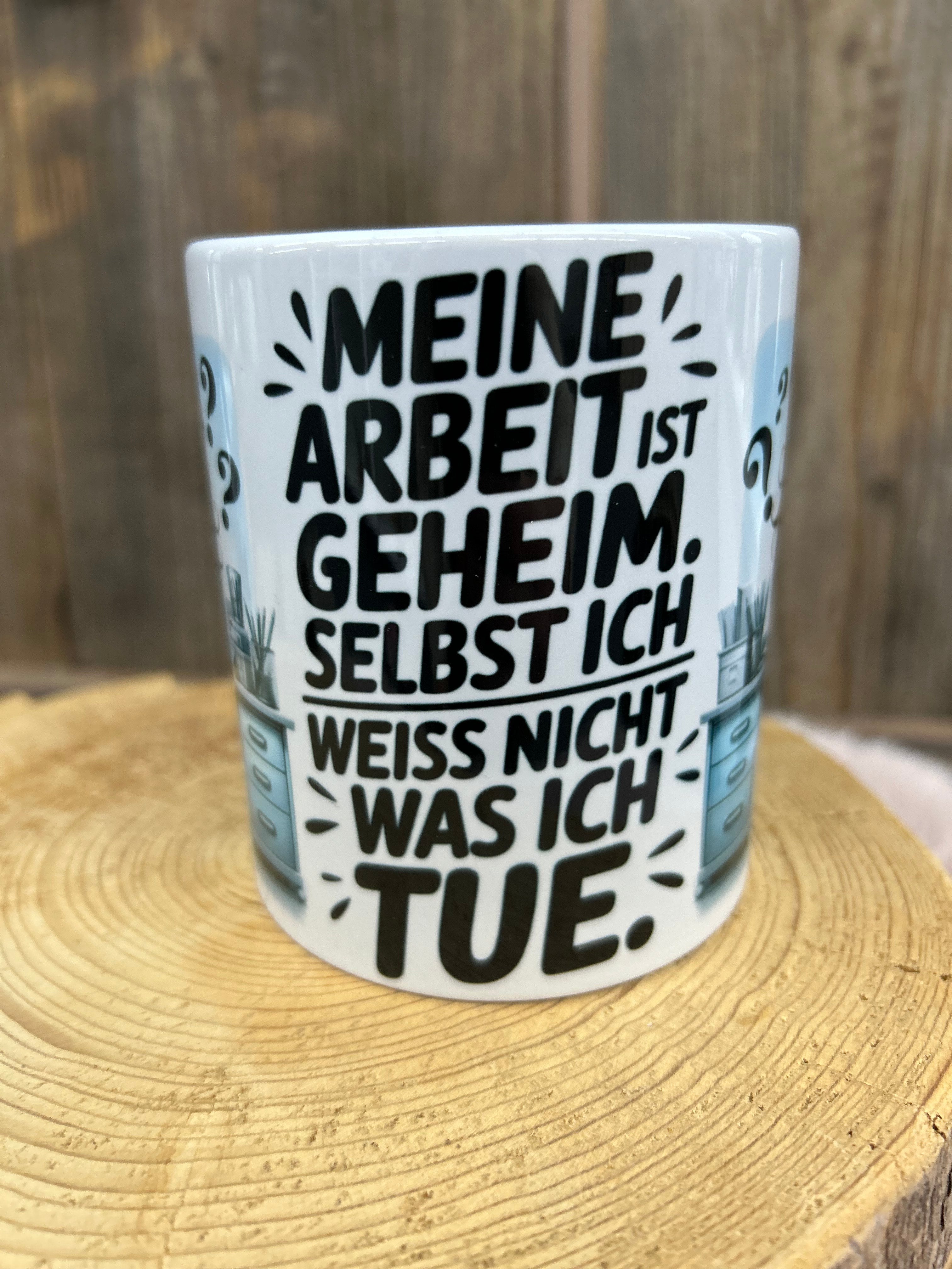Tasse Arbeit