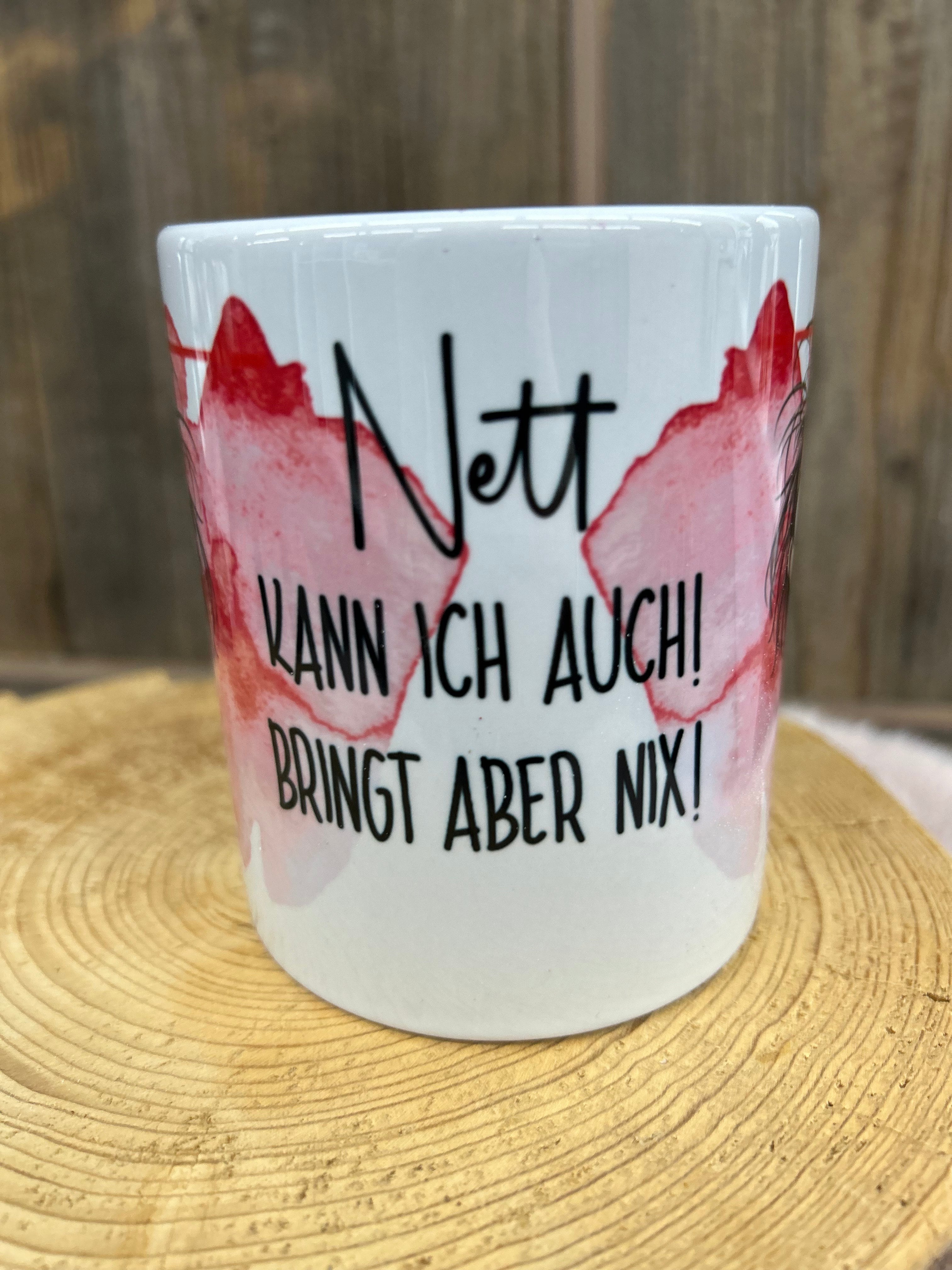 Tasse Nett kann ich auch