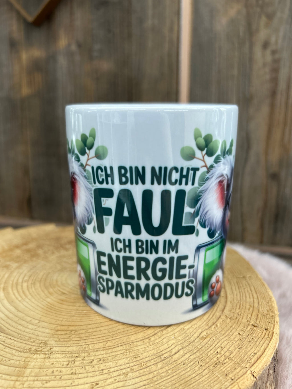 Tasse Koala faul