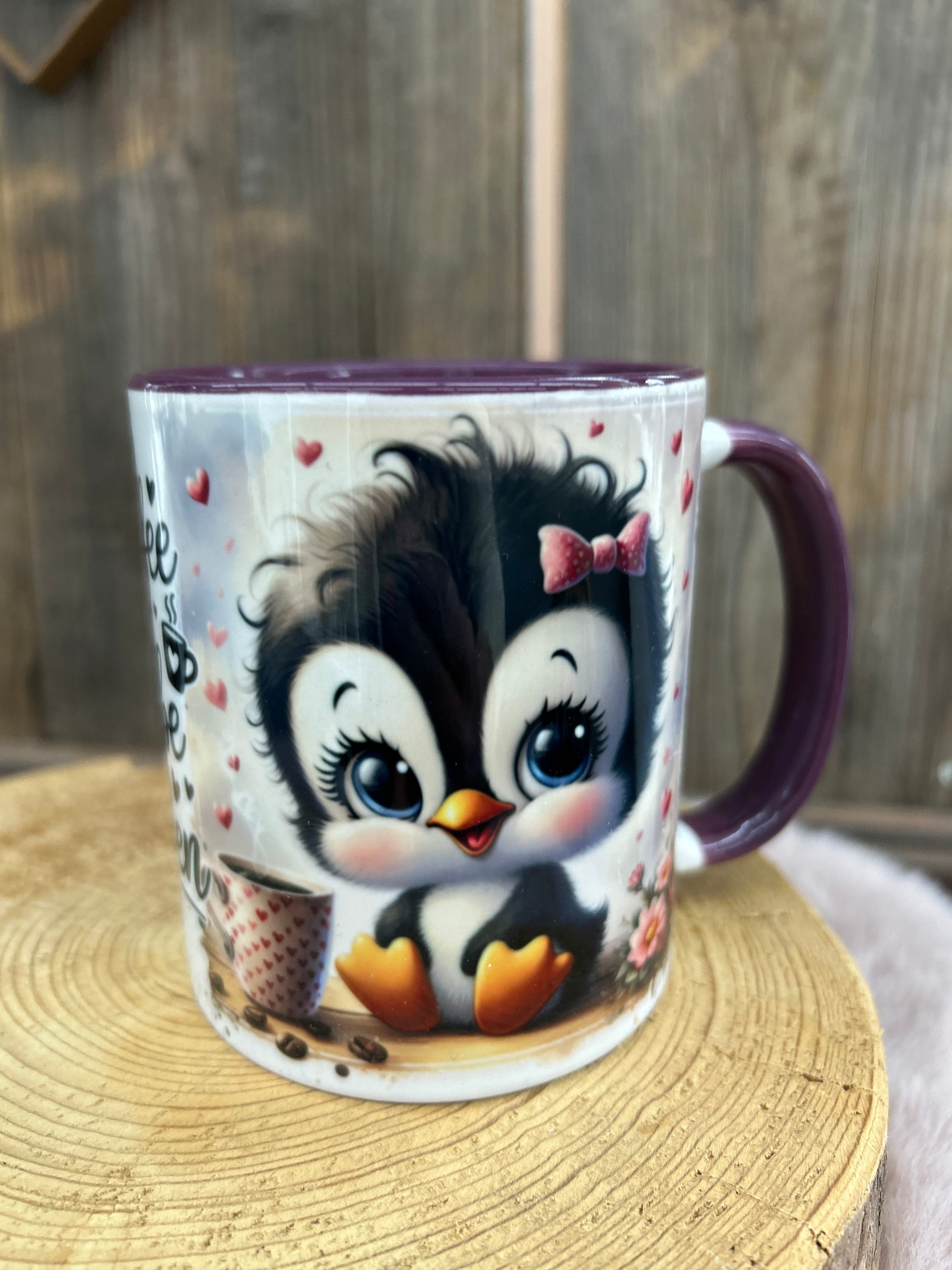 Tasse Pinguin Kaffee