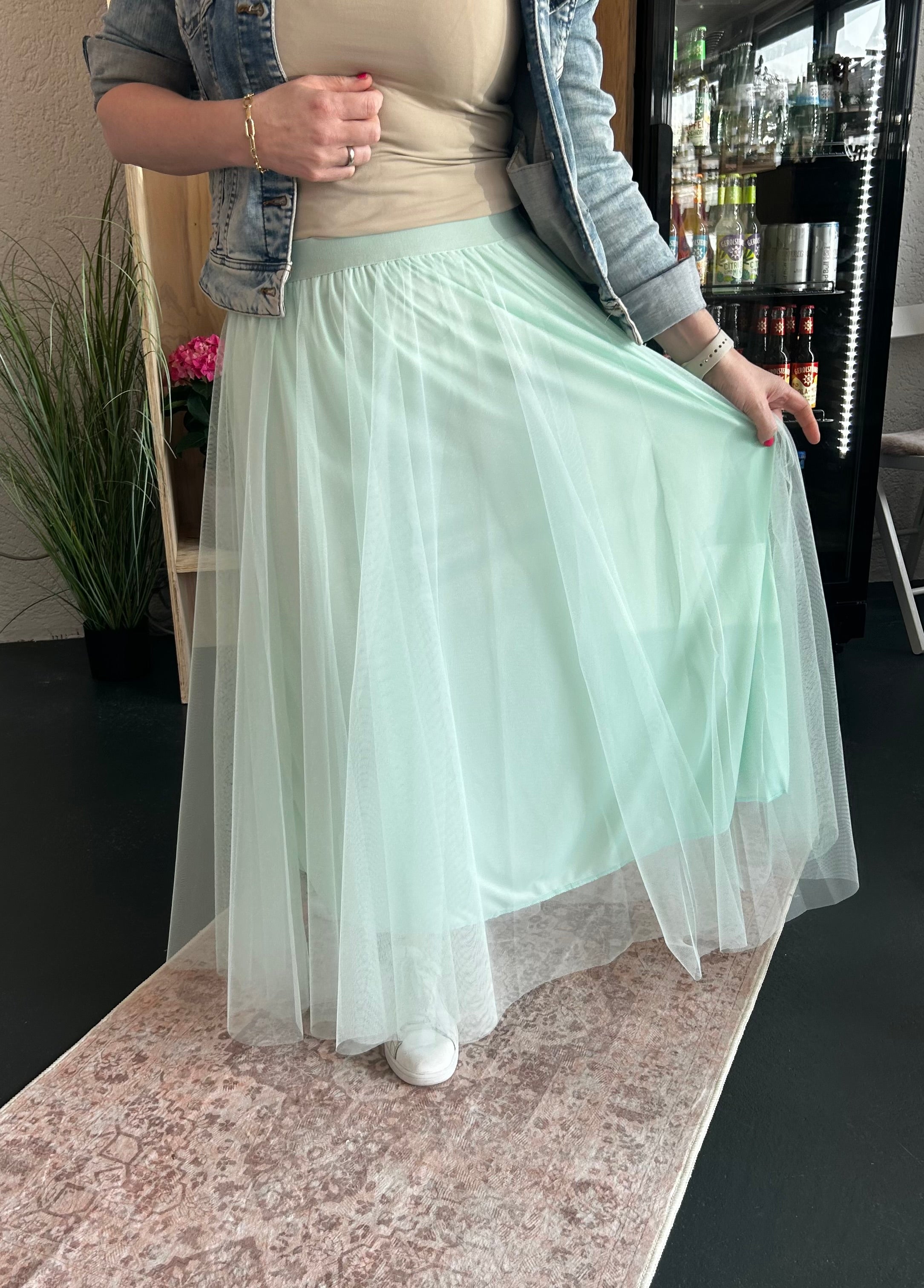 Tüllrock - 2lagig - Größe M-L