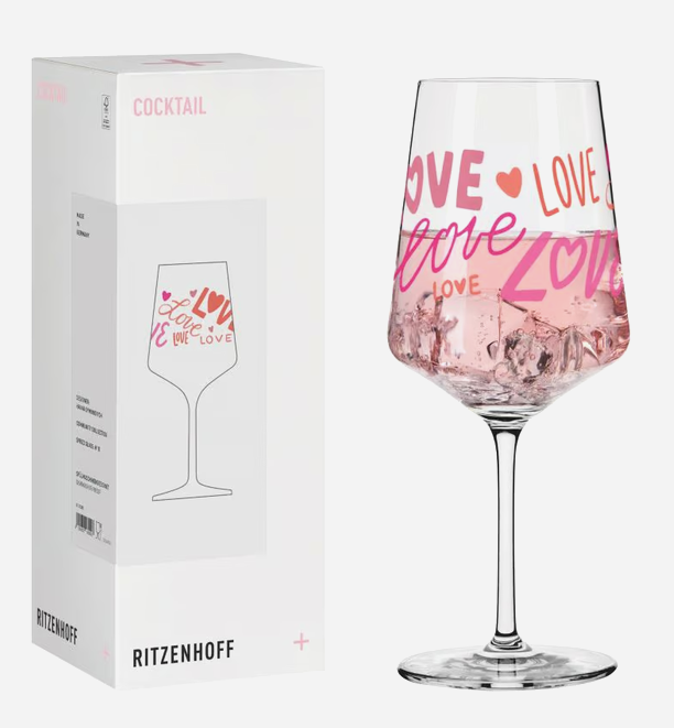 Ritzenhoff Cocktailglas LOVE - Bunt
