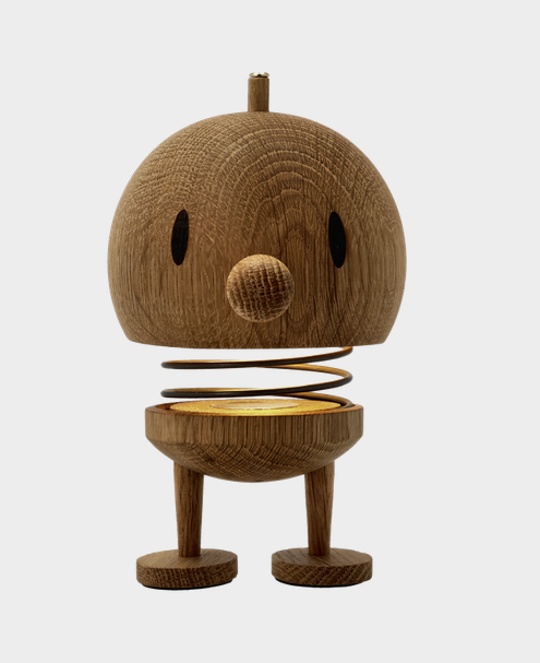 Hoptimist Bumble LED Lampe Holz - Größe L