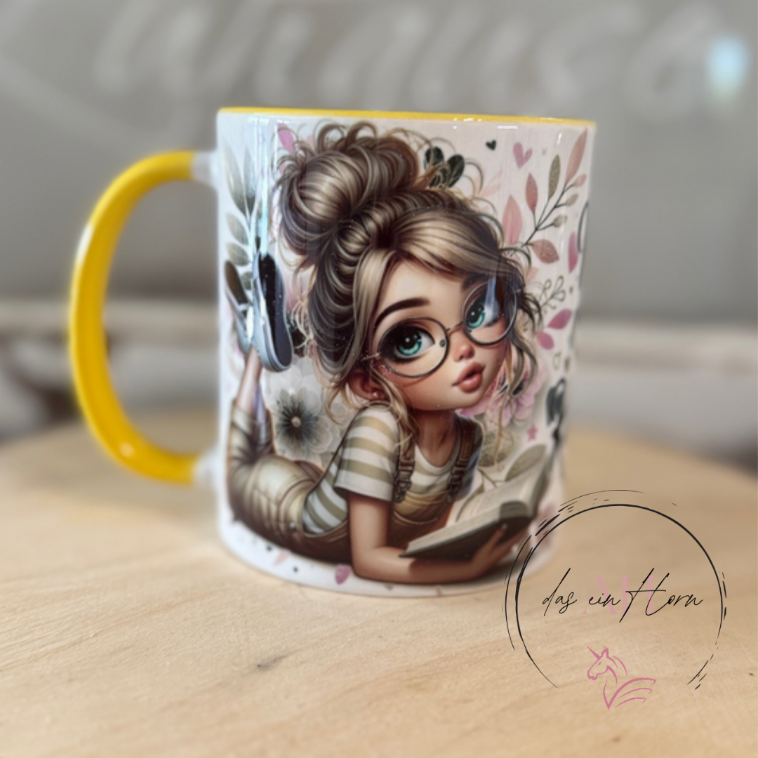 Tasse Nur noch ein Kapitel lesen