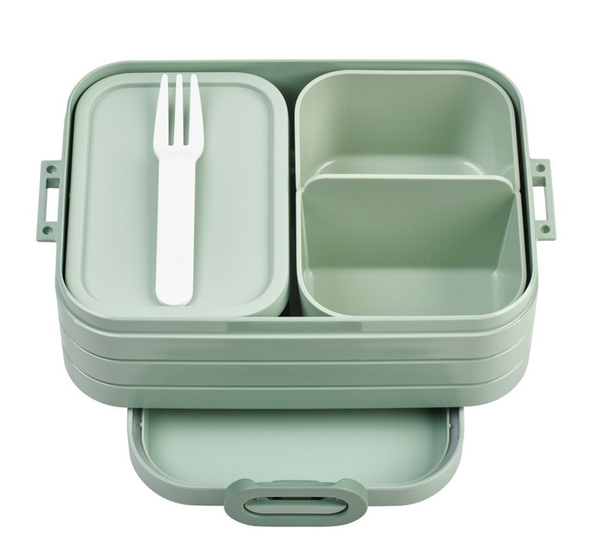 Bento Lunchbox Take a Break midi - Salbei