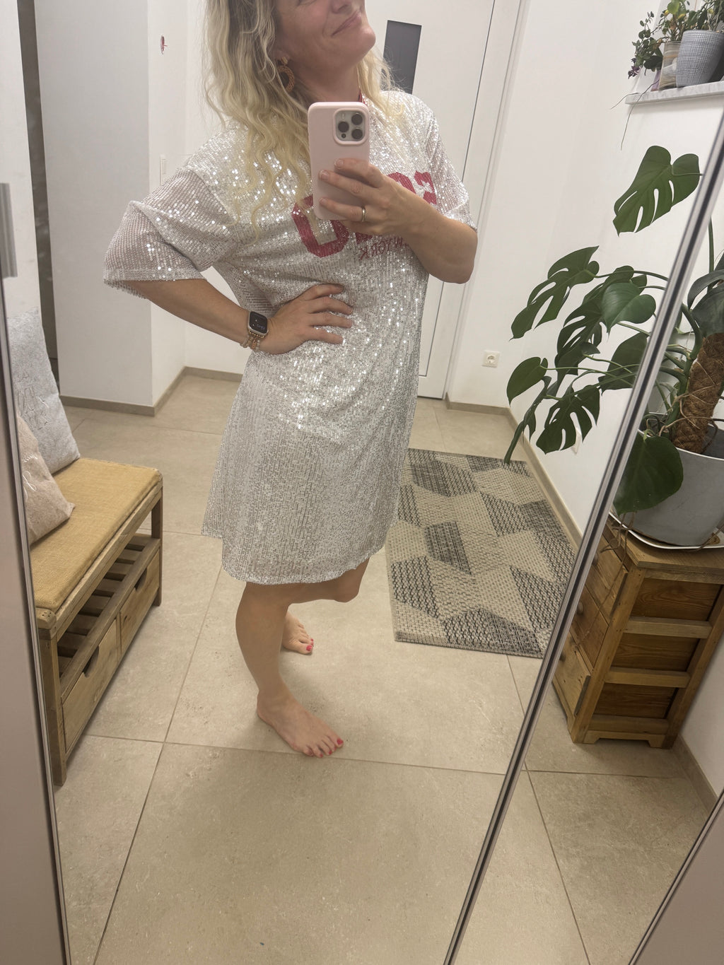 Oversize-Kleid SOHO Seitlich