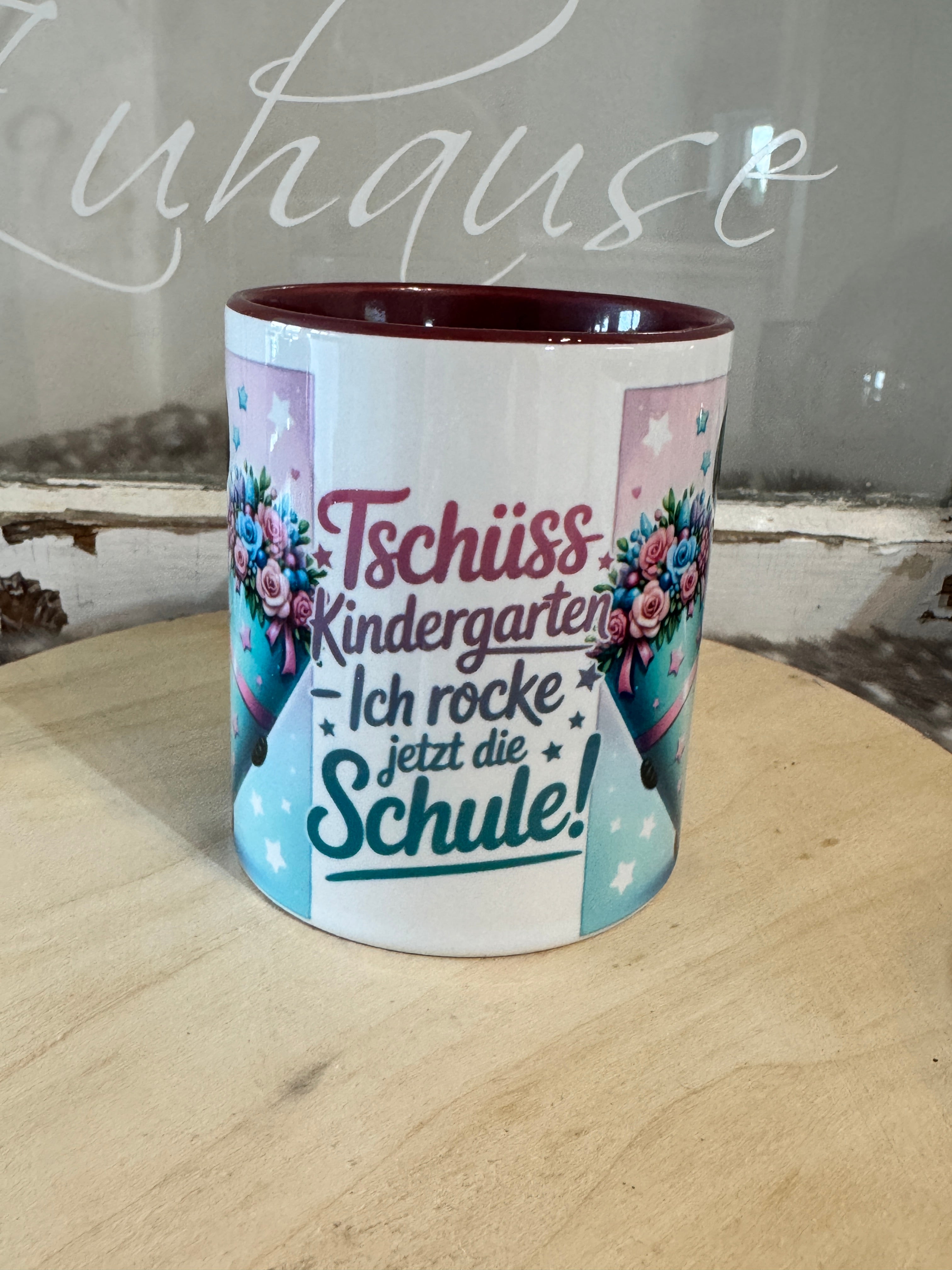 Tasse Panda Schulanfang